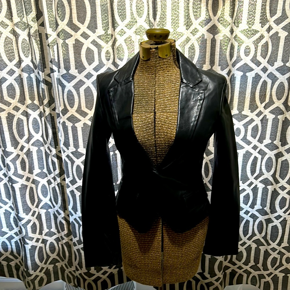 Black Genuine black Leather jacket